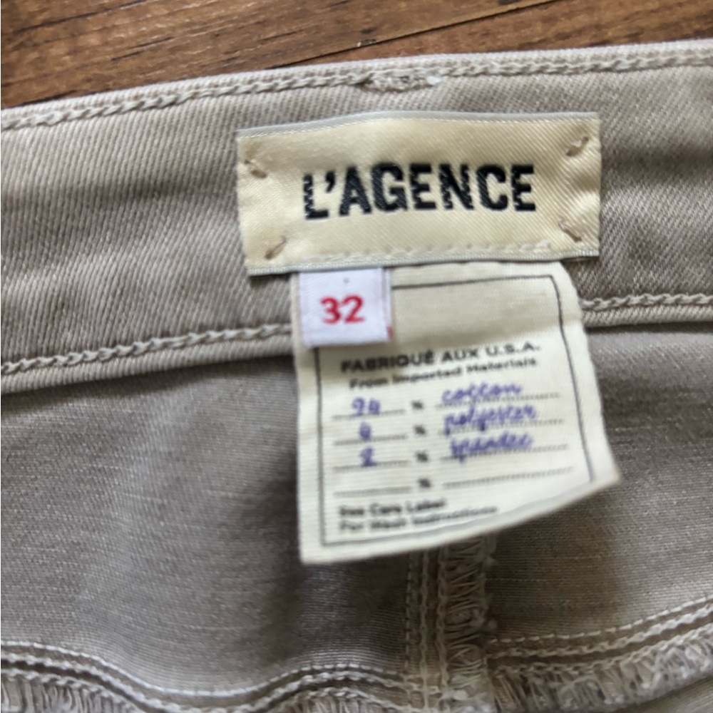 L'AGENCE Light Tan Skinny Jeans